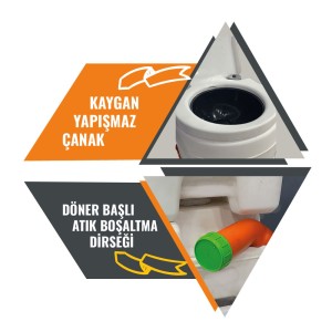 Taharetli Portatif Tuvalet 